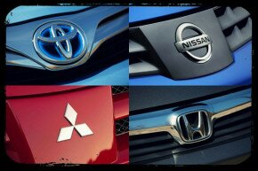 Toyota-Nissan-Honda-Mitsubishi